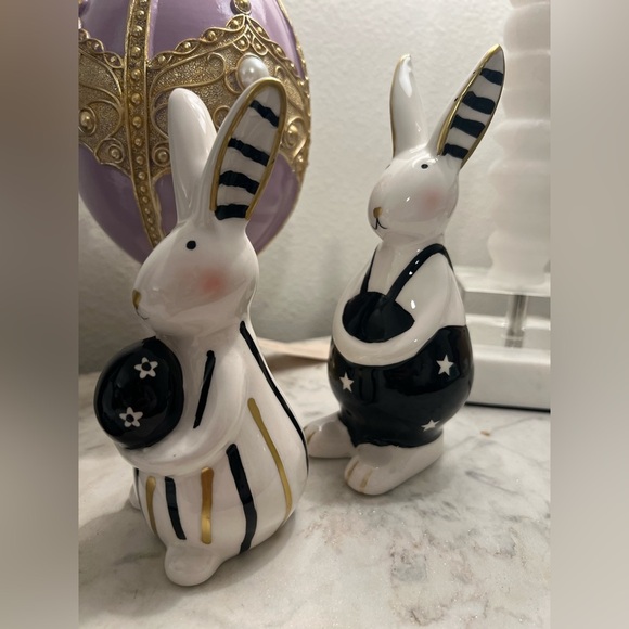 Modern Bunny Easter Bunny Set of 2 - Picture 7 of 9